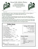 sports order form