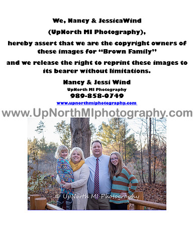 Brown family print release